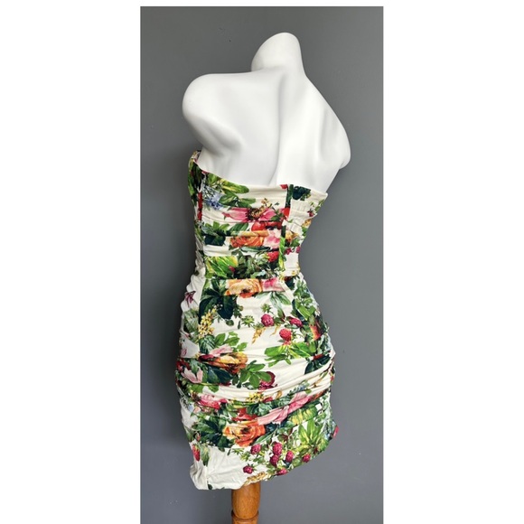 Dolce & Gabbana Corset Butterfly Floral Dress - Picture 2 of 6